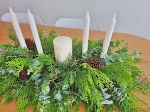 Christmas Candle Centrepiece