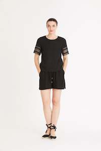 top: Rue De Femme - Marcia Blouse - Black