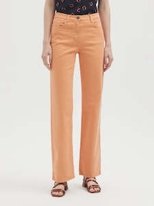 Womens Jeans: Nice Things - Extra Long Colourful Orange Jean