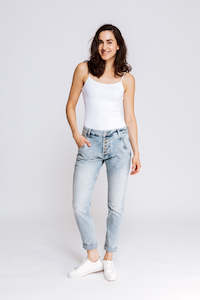 Womens Jeans: Zhrill - Amy Blue Jean D123926