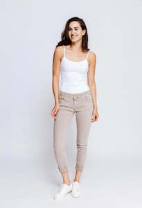 Womens Jeans: Zhrill - Nova Olive Jean