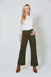 Womens Jeans: Isle Of Mine - Tate Denim Pant Moss