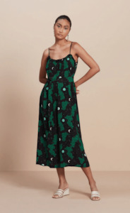 Womens Nz Clothing Boutique: Nice Things - Jungle Night Print Strap Dress