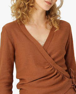 Noa Noa - Cotton Wrap Cardigan