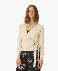 Noa Noa - Cotton Cashmere Wrap Cardigan