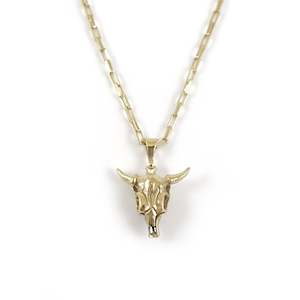 Nick Von K - Cow skull necklace