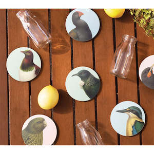 New Zealand Native Bird Coasters