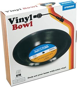 Retro Vinyl Bowl