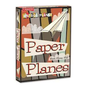 Unique Gifts For Kids: Vintage Planet Paper Planes