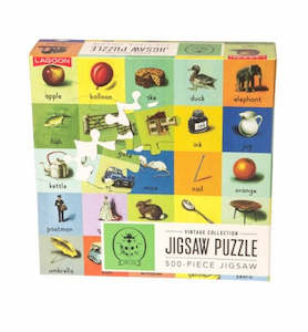 Unique Gifts For Kids: ABC Vintage Jigsaw Puzzle