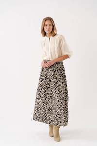 Lollys Laundry - Akane Maxi Skirt - Leopard Print