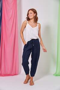 Eb&Ive - La Vie Pintuck Pant Sapphire