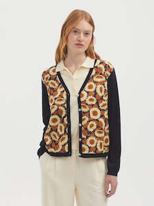 Nice Things - Vneck Flower Print Jacket