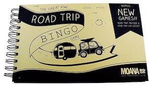 Funny Coffee Table Books For Adults: The Great Kiwi Road Trip Bingo Game