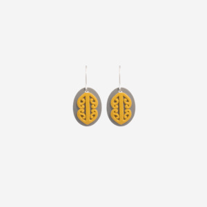 Tania Tapu - Earrings Mangopare - Small Oval