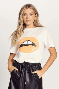 We Are The Others - The Vintage Tee - Orange Lips