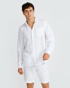 Ortc Man: ORTC - Linen Shirt White