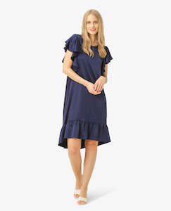 Noa Noa - Katie Flutter Dress Navy