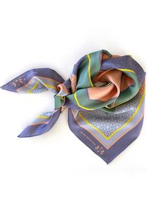 Dark Hampton Mulberry Silk Scarf - The Donnithorne