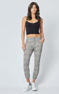 Dricoper - Cuffed Fennel Seed Check Jeans