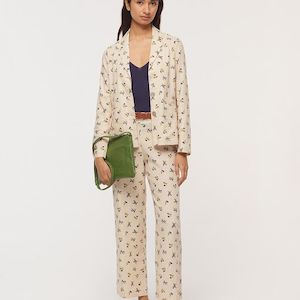 Nice Things - Little Bloom Print Linen Blazer