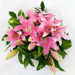 Pink Lily Bouquet