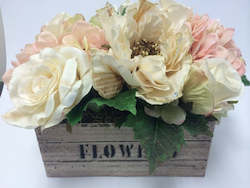 Artificial flower Crate