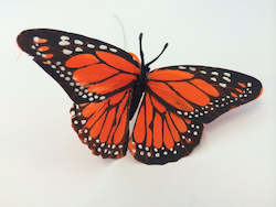 Orange Monarch butterfly