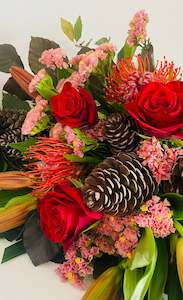 Florist: Rustic Christmas Bouquet