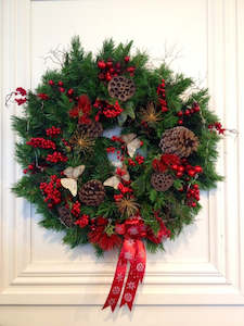 Florist: Rudolph - Traditional Christmas Wreath