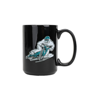 YETI SLIDING YETIMAN COFFEE MUG BLACK 15OZ