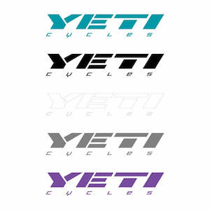 YETI SLANT LOGO STICKER PACK