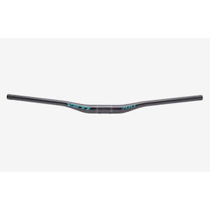 Sporting equipment: Yeti Carbon Handlebar - 780mm Turq Logo 35