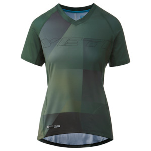 W'S ENDURO S/S JERSEY EVERGREEN GRADIENT 23