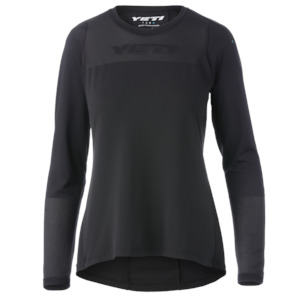 Sporting equipment: W'S TURQ AIR L/S JERSEY BLACK