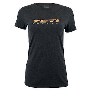 W'S SLANT TEE BLACK