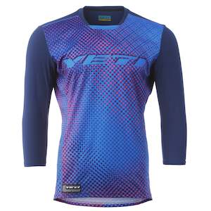 Sporting equipment: ENDURO JERSEY 3/4 HOT PINK HALFTONE 22