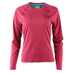 Sporting equipment: W'S VISTA L/S JERSEY PLUM