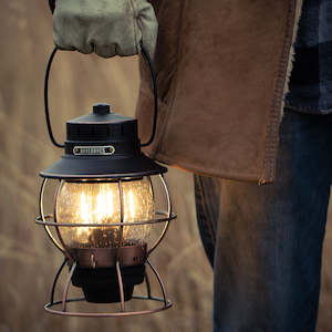 Outdoor living: Barebones Railroad Lantern - Antique Bronze