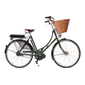 Electric Bicycles And Tricycles: Pashley Princess Sovereign with Electric Assist - Regency Green