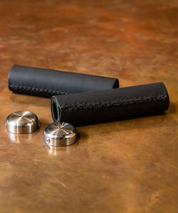 Pashley Leather Handle Grips - Black