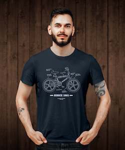 Clothing And Hats: HMX Healing Tee Shirt - Navy Marle NEW