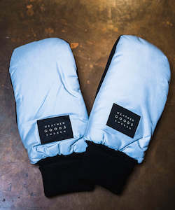 Gloves: Luna Reflective Mittens - Silver