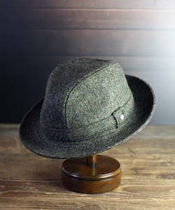 Hats: Hills Hats Traditional Trilby - Eske Olive