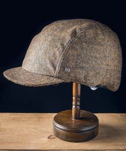 Tweed Cover for Kali Saha Helmet - Bartford Herringbone Brown