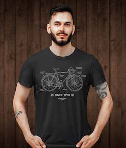 Healing 10 Speed Tee Shirt - Coal NEW