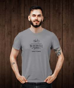 Blackwell and Sons Logo Tee Shirt - Grey Marl