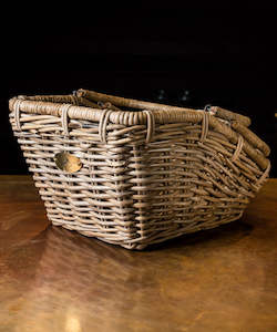 Cycle Baskets: Nantucket Rear Carrier Basket With Handles