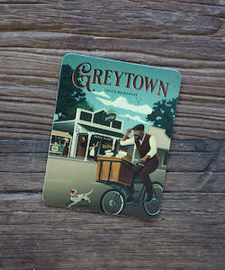 Collectibles: Fridge Magnet - Collectable - BOOK A BICYCLE COURIER - Greytown