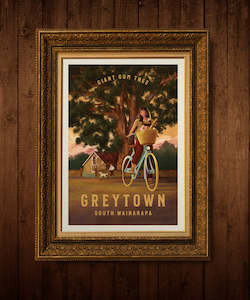 Collectibles: Limited Edition Art Print: GREYTOWN'S GIANT GUM TREE - Blackwell Press Exclusive